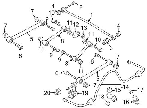 2022 Ford Bronco Rear Suspension Diagram