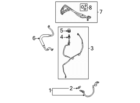 2020 Ford Transit-350 HD A/C Condenser, Compressor & Lines Diagram 2 - Thumbnail