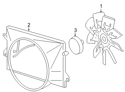 2007 Lincoln Mark LT Cooling System, Radiator, Water Pump, Cooling Fan Diagram