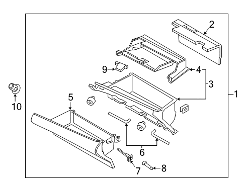 2018 Lincoln Continental Glove Box Diagram