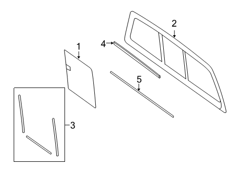 2007 Lincoln Mark LT Back Glass Diagram