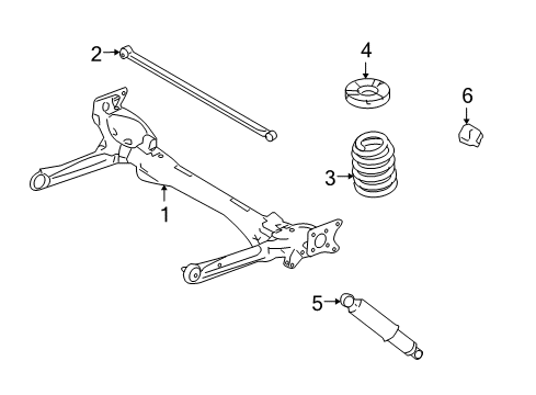 2005 Ford Freestar Rear Suspension Diagram