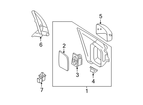 2005 Mercury Montego Mirrors, Electrical Diagram