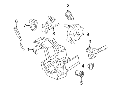 2007 Ford Expedition Switches Diagram 2 - Thumbnail