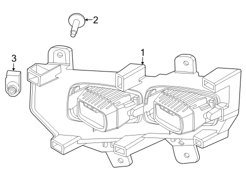 2022 Ford F-150 Fog Lamps Diagram 3 - Thumbnail