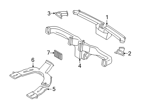 2007 Ford Escape Ducts Diagram