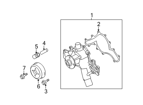 2010 Ford Mustang Water Pump Diagram