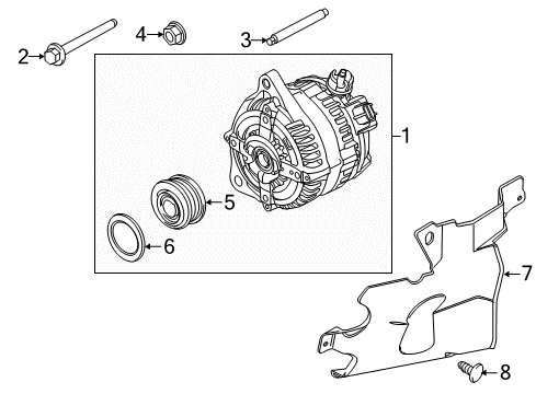 2014 Ford Mustang Alternator Diagram