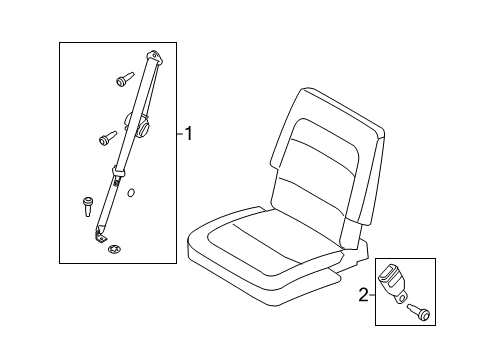 2013 Ford Flex Seat Belt Diagram