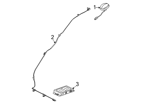 2008 Ford Ranger Antenna & Radio Diagram