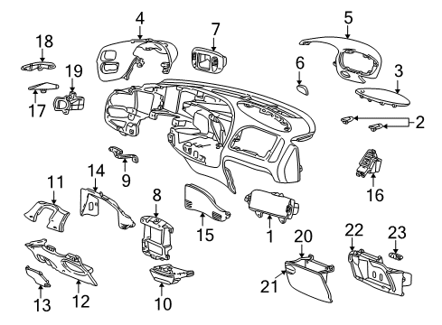 1999 Ford Expedition Instrument Panel Diagram