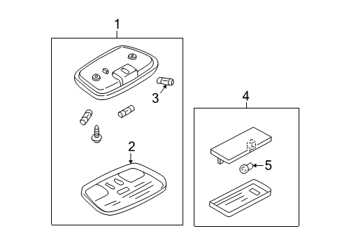 2007 Ford Escape Interior Lamps Diagram