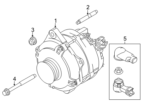 2014 Ford Police Interceptor Sedan Alternator Diagram 3 - Thumbnail