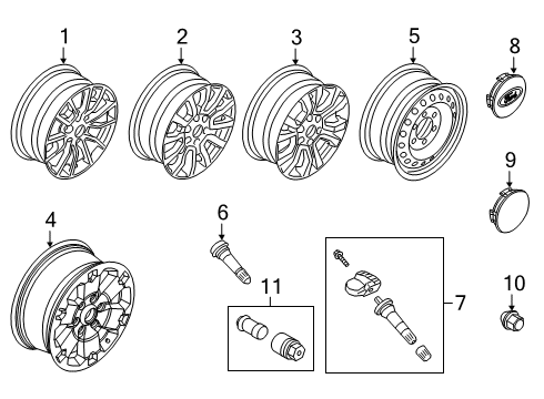 2023 Ford Ranger Wheels Diagram