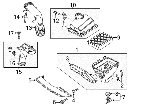 2016 Lincoln MKZ Screw - Self-Tapping Diagram for -W507163-S450