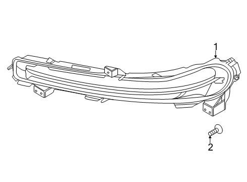 2023 Lincoln Aviator Signal Lamps Diagram