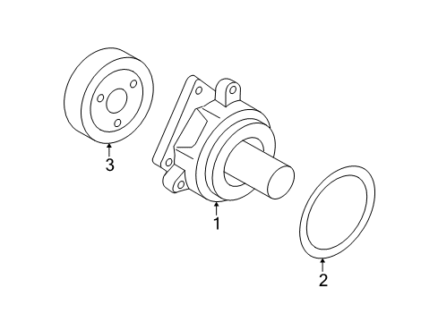 2005 Mercury Mariner Water Pump Diagram