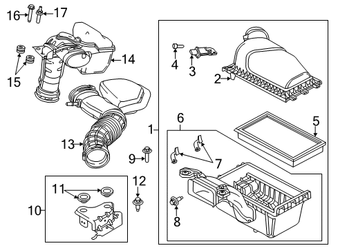 2012 Ford Edge Air Intake Diagram