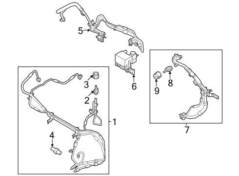 2023 Ford E-Transit Switches & Sensors Diagram