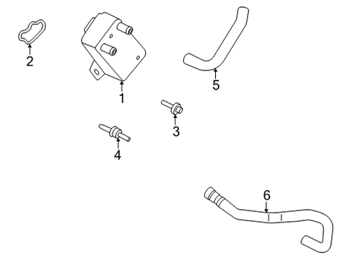 2022 Ford Bronco Oil Cooler Diagram