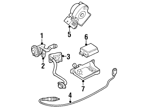 1999 Mercury Mystique Powertrain Control Diagram