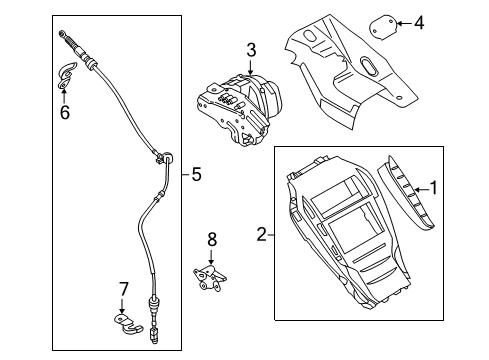 2016 Lincoln MKZ Actuator Assembly Diagram for FP5Z-7E096-B