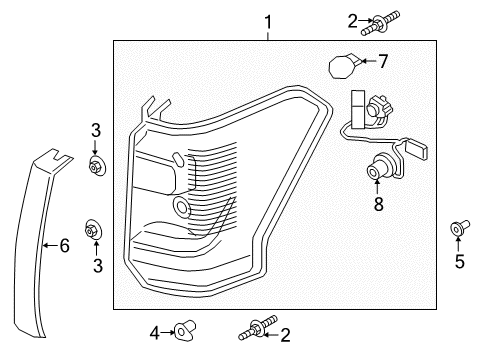 2018 Ford Expedition Bulbs Diagram