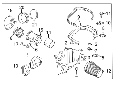 2016 Ford Mustang Insulator Diagram for 8S4Z-9P686-A