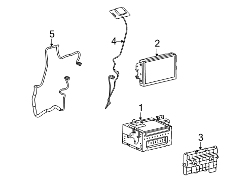 2012 Ford Flex Lower Part Diagram for CA8Z-18842-AA