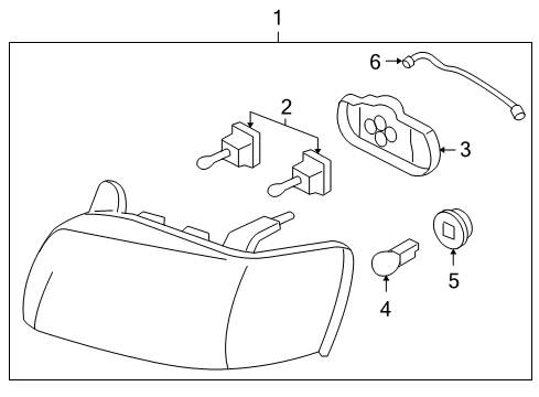 2007 Ford Escape Headlamps Diagram