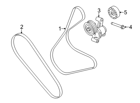 2016 Ford Focus Belts & Pulleys, Maintenance Diagram 3 - Thumbnail