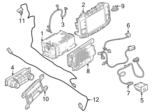 2023 Ford F-250 Super Duty Navigation System Diagram 1 - Thumbnail