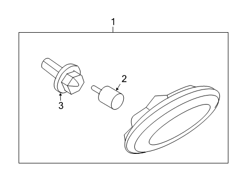 2010 Mercury Mariner Side Repeater Lamps Diagram