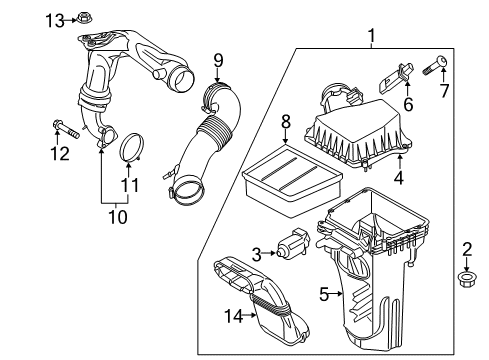 2015 Ford Fiesta Air Intake Diagram