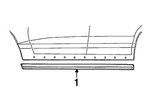 2000 Lincoln Town Car Exterior Moldings Diagram