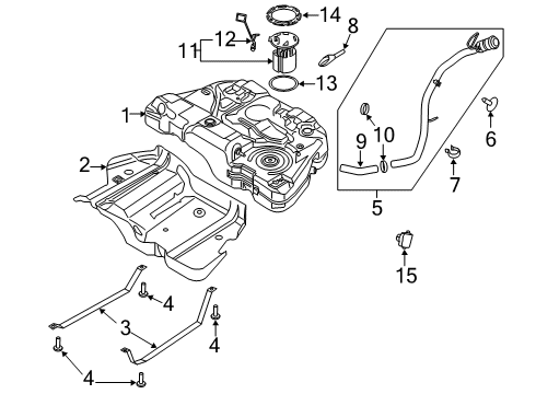 2020 Ford Fusion Fuel Supply Diagram