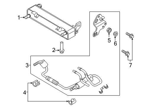 2023 Lincoln Aviator Trans Oil Cooler Diagram