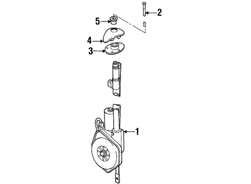 2001 Mercury Mountaineer Cable Assembly - Extension Diagram for 1L2Z-18812-HA