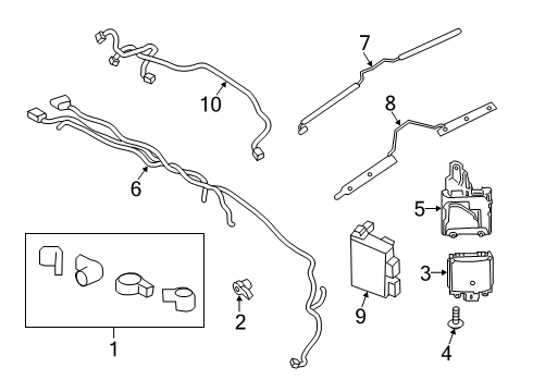 2020 Lincoln Nautilus Parking Aid Diagram 4 - Thumbnail