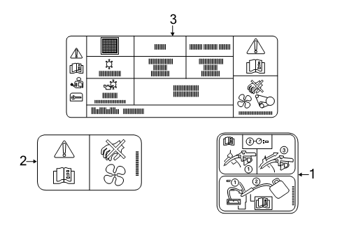 2018 Lincoln Continental Information Labels Diagram