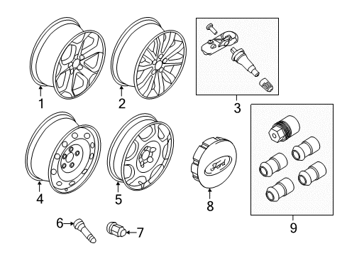 2012 Ford Edge Wheels Diagram