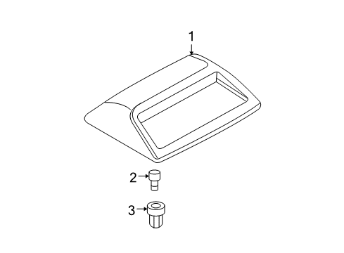 2009 Ford Fusion High Mount Lamps Diagram 1 - Thumbnail