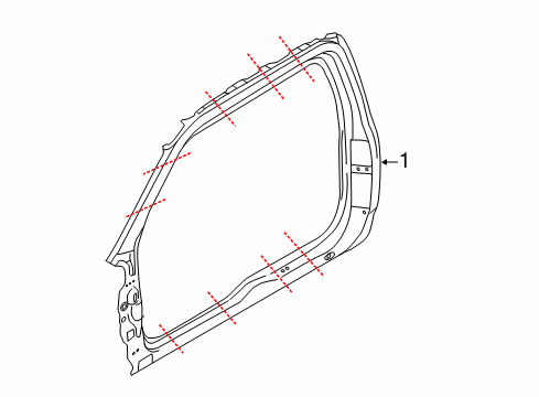 2018 Ford F-150 Aperture Panel Diagram 5 - Thumbnail