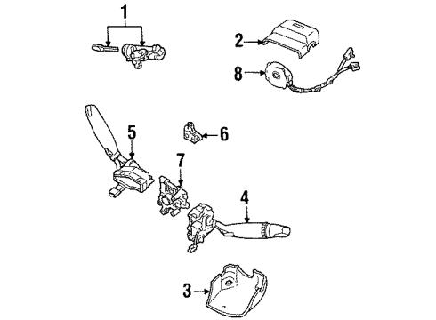 2003 Ford Escort Ignition Lock, Electrical Diagram 2 - Thumbnail