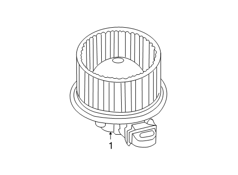 2009 Ford Escape Blower Motor & Fan Diagram