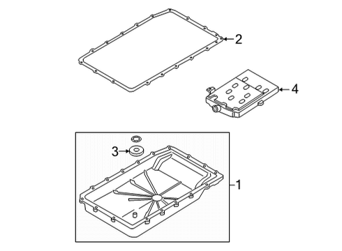 2022 Ford Bronco Transmission Components Diagram