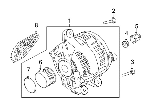 2020 Lincoln Corsair Alternator Diagram