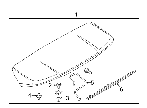 2015 Ford Edge Rear Spoiler Diagram