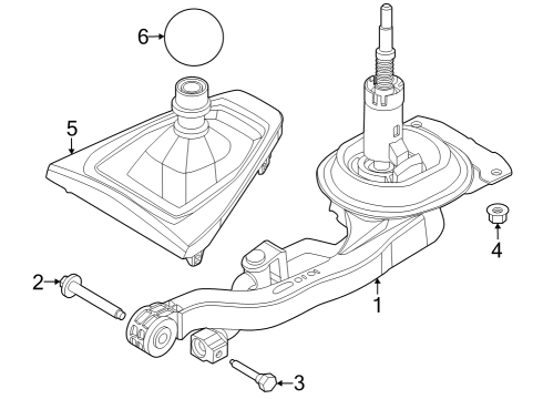 2024 Ford Mustang Shifter Housing Diagram