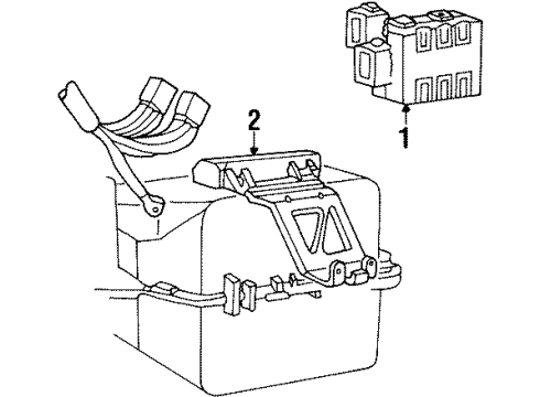 2000 Ford Crown Victoria Electrical Components Diagram 2 - Thumbnail